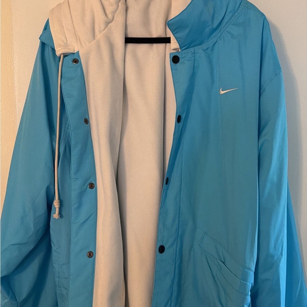 Nike Light Blue Windbreaker Set jacket with pants